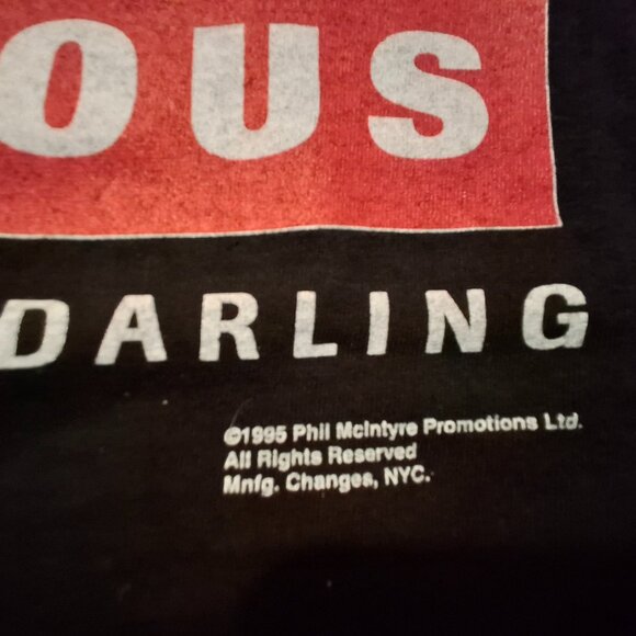 Vintage Absolutely Fabulous Tv Show 100% Sweetie Darling T- Shirt Large 1995 DS - Picture 5 of 8
